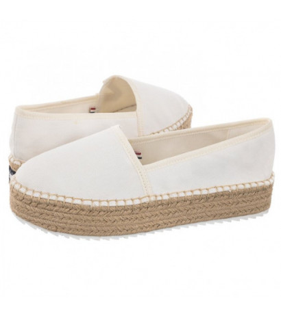 Tommy Hilfiger Tommy Jeans Flatform Espadrille White EN0EN02078 0K4 (TH698-a) kingad