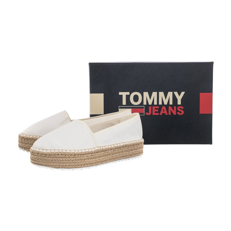 Tommy Hilfiger Tommy Jeans Flatform Espadrille White EN0EN02078 0K4 (TH698-a) sportiniai bateliai