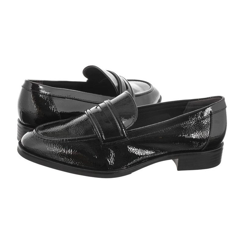 Tamaris Czarne Lakierowane 1-24304-20 018 Black Patent (TM427-a) kingad