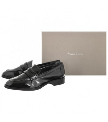 Tamaris Czarne Lakierowane 1-24304-20 018 Black Patent (TM427-a) batai