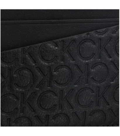 Calvin Klein Ck Must Mono Card Holder 6CC Black Tonal Mono K50K510319 01I (CK225-a) handbag