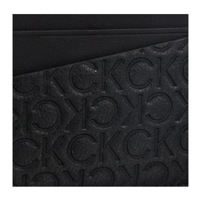 Calvin Klein Ck Must Mono Card Holder 6CC Black Tonal Mono K50K510319 01I (CK225-a) handbag