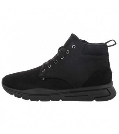 Tommy Hilfiger Warm Hilfiger Lth Hybrid Boot Black FM0FM04412 BDS (TH665-a) pārgājienu zābaki