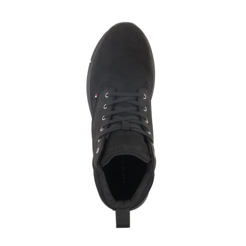 Tommy Hilfiger Warm Hilfiger Lth Hybrid Boot Black FM0FM04412 BDS (TH665-a) žygio batai