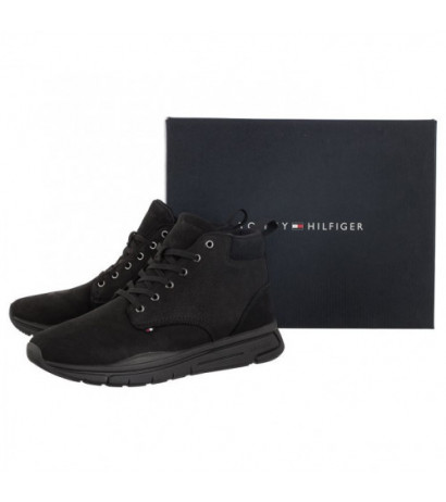 Tommy Hilfiger Warm Hilfiger Lth Hybrid Boot Black FM0FM04412 BDS (TH665-a) boots