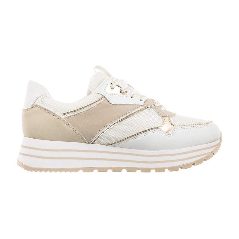 Tamaris Białe 1-23706-20 193 Wht/Lt Gold (TM423-b) sports Shoes