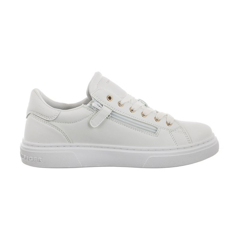 Tommy Hilfiger Low Cut Lace-Up Sneaker White T3A9-32698-1355 100 (TH667-a) sports Shoes