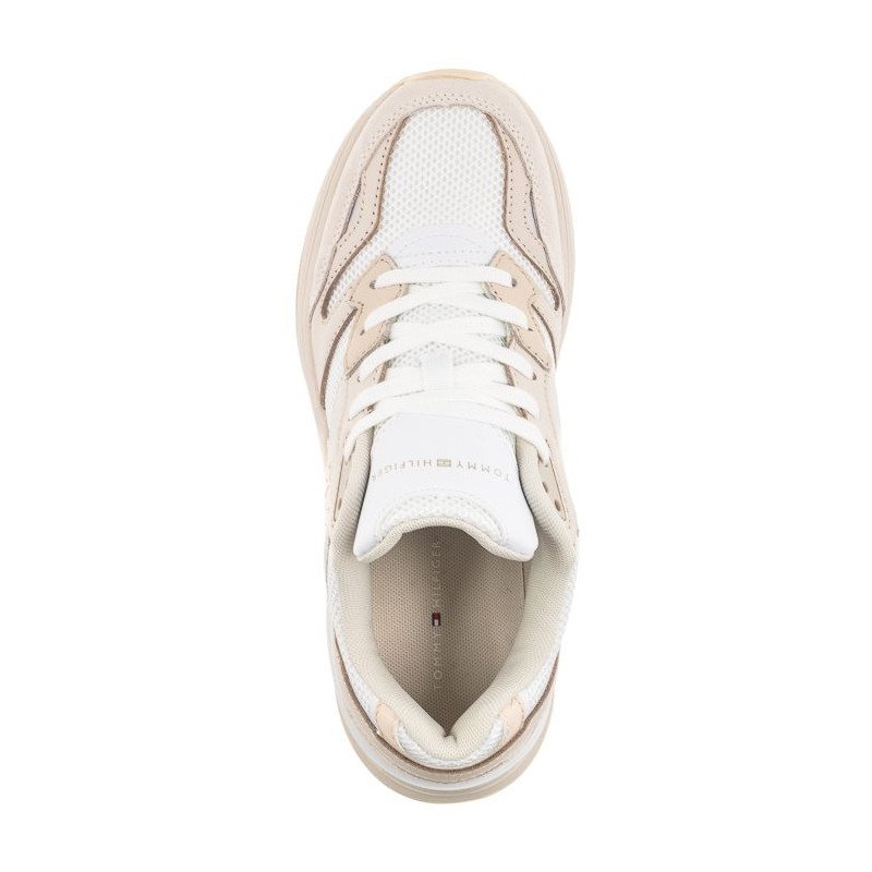 Tommy Hilfiger Modern Prep Runner White/Ecru FW0FW07111 0LC (TH703-a) sportiniai bateliai