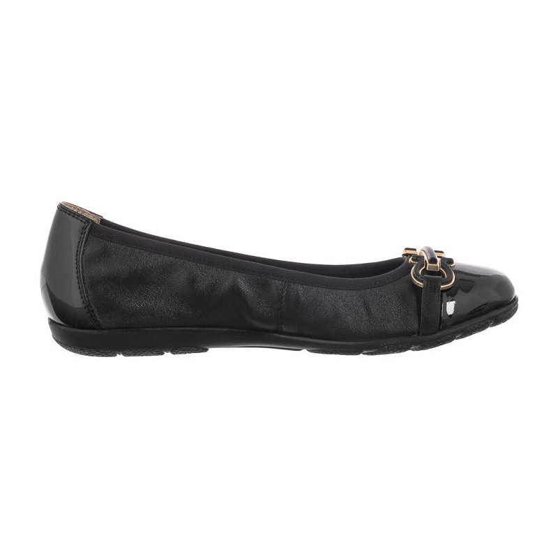 Caprice Czarne 9-22172-20 026 Black Nappa (CP357-a) ballerinas