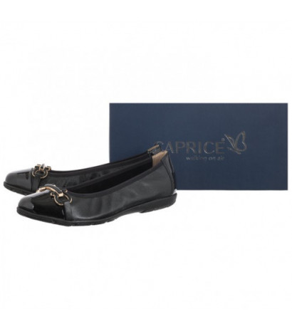 Caprice Czarne 9-22172-20 026 Black Nappa (CP357-a) baleriinid