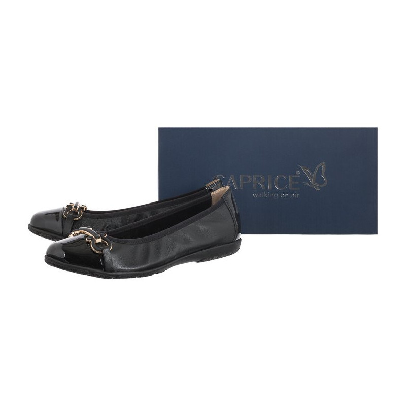 Caprice Czarne 9-22172-20 026 Black Nappa (CP357-a) baleriinid