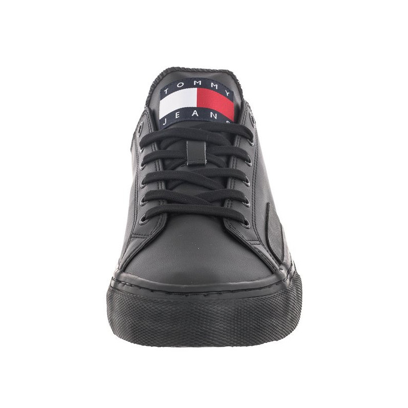 Tommy Hilfiger Tommy Jeans Mens Lace Vulc Ess Black EM0EM01047 BDS (TH705-a) sportiniai bateliai