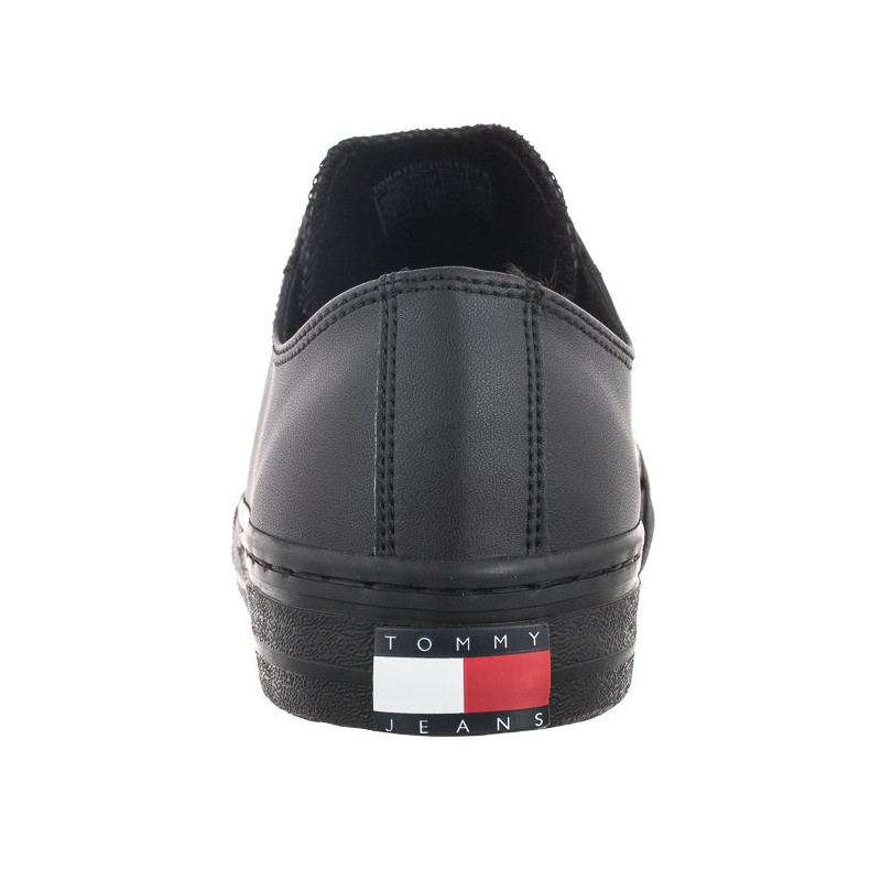 Tommy Hilfiger Tommy Jeans Mens Lace Vulc Ess Black EM0EM01047 BDS (TH705-a) sportiniai bateliai