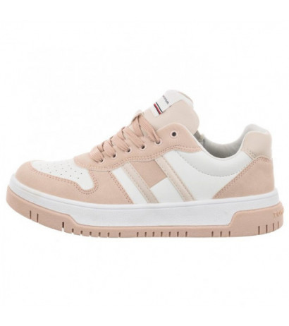 Tommy Hilfiger Flag Low Cut Lace-Up Sneaker Pink/White T3A9-32719-1467 X054 (TH670-a) spordijalatsid