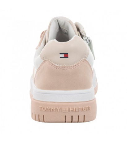 Tommy Hilfiger Flag Low Cut Lace-Up Sneaker Pink/White T3A9-32719-1467 X054 (TH670-a) sportiniai bateliai