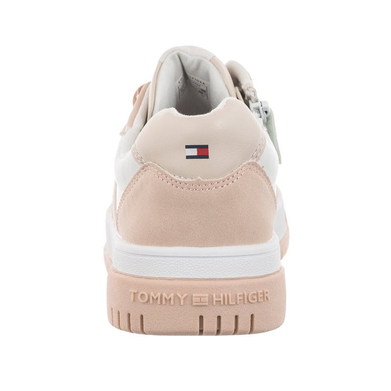 Tommy Hilfiger Flag Low Cut Lace-Up Sneaker Pink/White T3A9-32719-1467 X054 (TH670-a) sportiniai bateliai