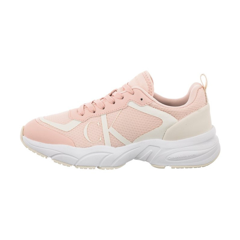 Calvin Klein Retro Tennis Over Mesh Wn Peach Blush/Creamy White YW0YW00946 0JV (CK252-a) sportiniai bateliai