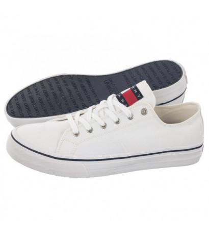 Tommy Hilfiger Tommy Jeans Skate Canvas Ess White EM0EM01175 YBR (TH696-a) spordijalatsid