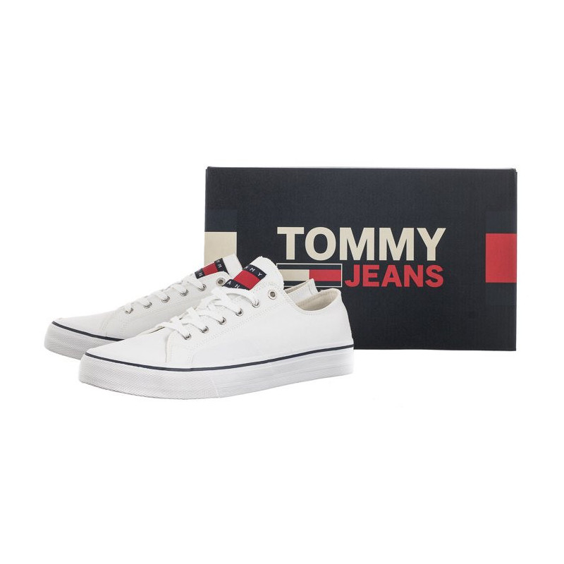 Tommy Hilfiger Tommy Jeans Skate Canvas Ess White EM0EM01175 YBR (TH696-a) spordijalatsid