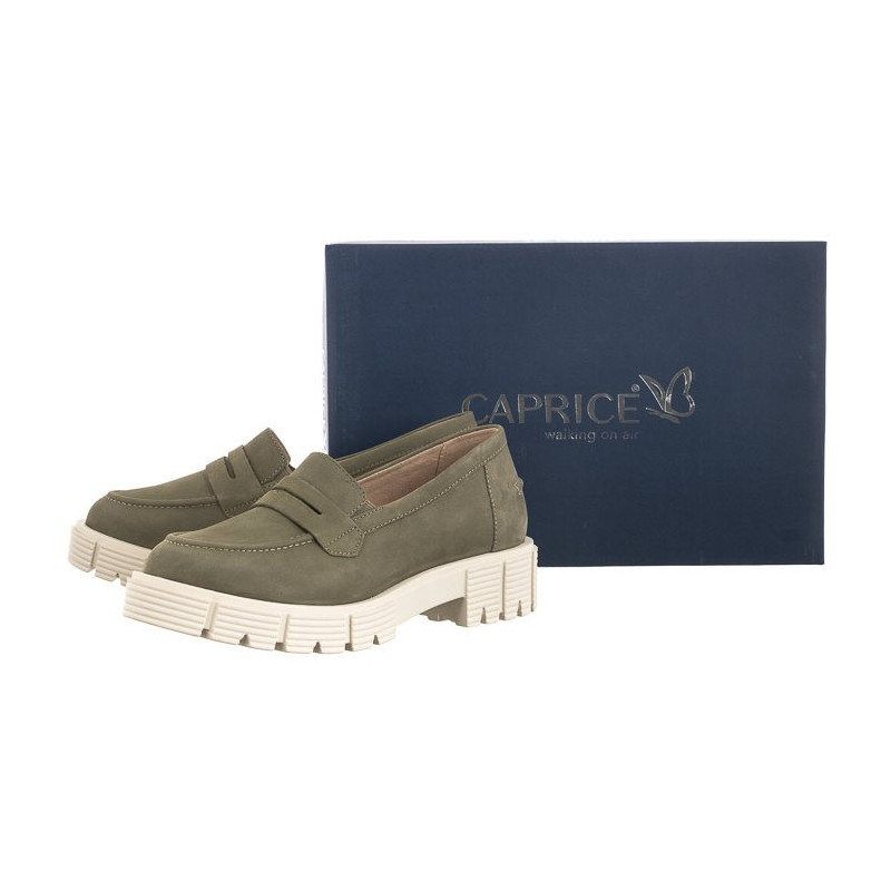 Caprice Zielone/Oliwkowe 9-24755-20 730 Cactus Nubuc (CP358-a) shoes