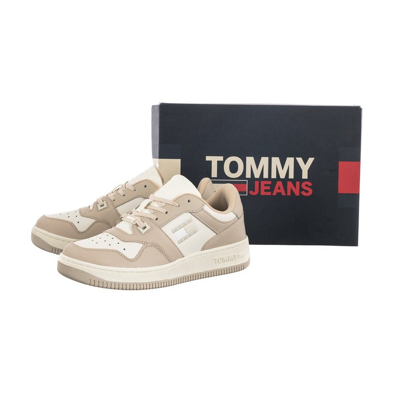 Tommy Hilfiger Tommy Jeans Retro Wmn Low Fancy Classic Beige EN0EN02103 ACI (TH694-a) sporta apavi