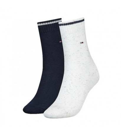 Tommy Hilfiger Th Women Sock 2P Neppy Gif White 701220710 001 035 (TH663-a) kojinės