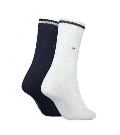 Tommy Hilfiger Th Women Sock 2P Neppy Gif White 701220710 001 035 (TH663-a) kojinės