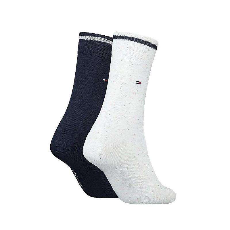 Tommy Hilfiger Th Women Sock 2P Neppy Gif White 701220710 001 035 (TH663-a) kojinės