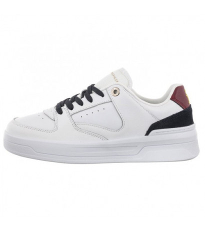 Tommy Hilfiger Leather Basket Sneaker White/Rwb FW0FW06951 0K9 (TH687-a) sports Shoes