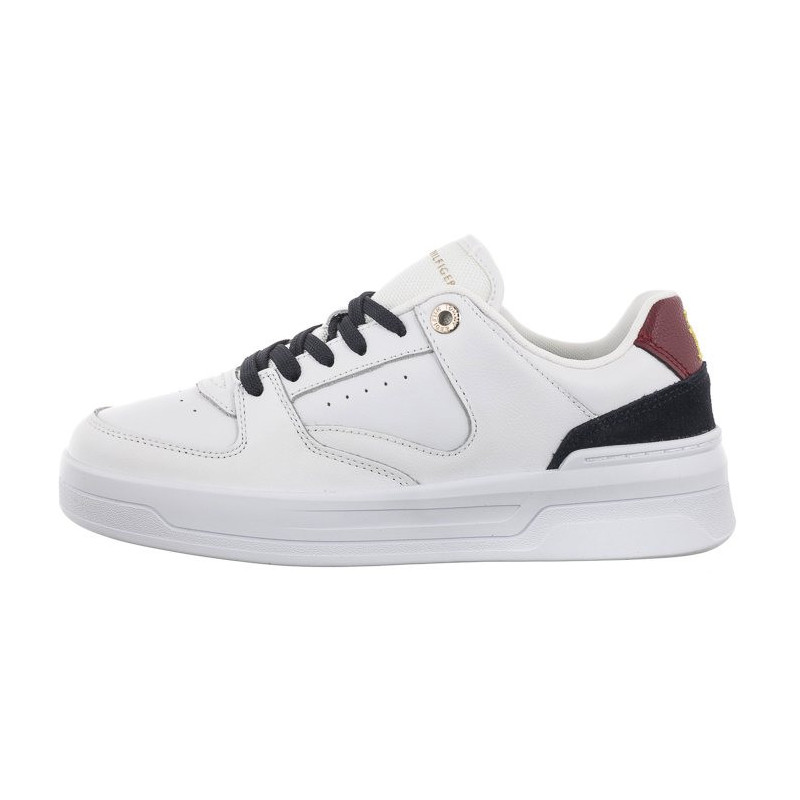 Tommy Hilfiger Leather Basket Sneaker White/Rwb FW0FW06951 0K9 (TH687-a) spordijalatsid