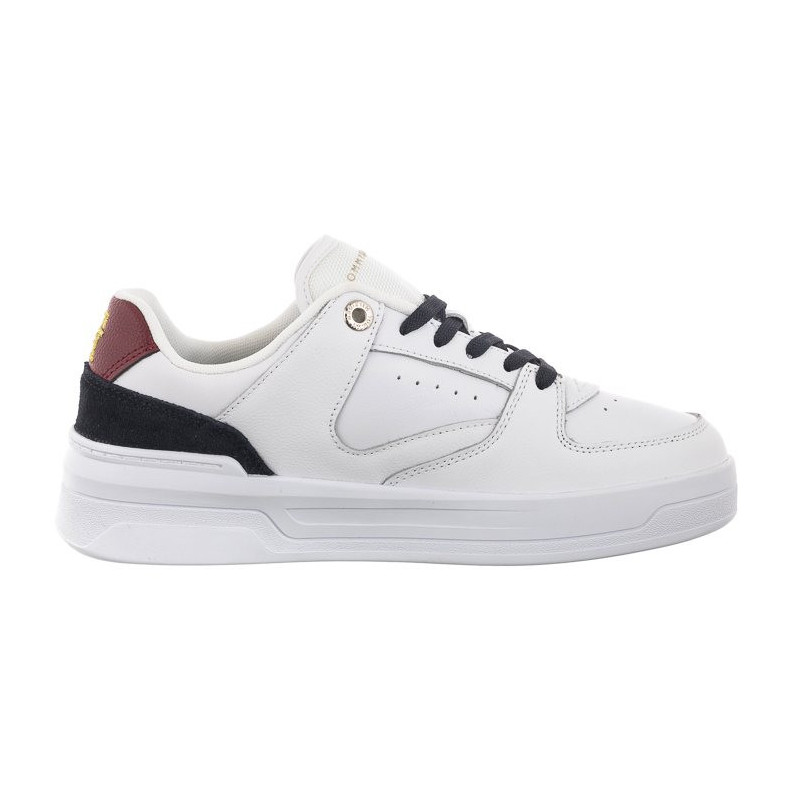 Tommy Hilfiger Leather Basket Sneaker White/Rwb FW0FW06951 0K9 (TH687-a) spordijalatsid