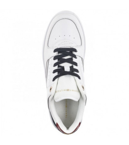 Tommy Hilfiger Leather Basket Sneaker White/Rwb FW0FW06951 0K9 (TH687-a) spordijalatsid