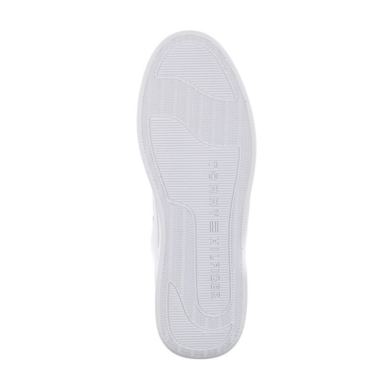 Tommy Hilfiger Leather Basket Sneaker White/Rwb FW0FW06951 0K9 (TH687-a) spordijalatsid