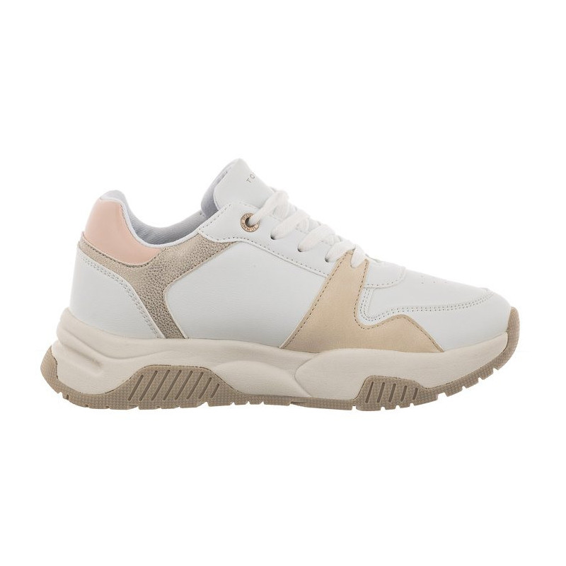 Tommy Hilfiger Low Cut Lace-Up Sneaker White/Beige/Pink T3A9-32736-1592A X356 (TH745-a) sportiniai bateliai