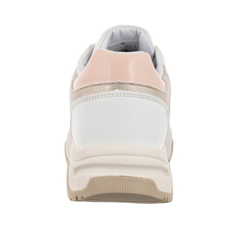 Tommy Hilfiger Low Cut Lace-Up Sneaker White/Beige/Pink T3A9-32736-1592A X356 (TH745-a) sportiniai bateliai