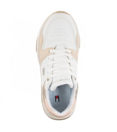 Tommy Hilfiger Low Cut Lace-Up Sneaker White/Beige/Pink T3A9-32736-1592A X356 (TH745-a) sportiniai bateliai