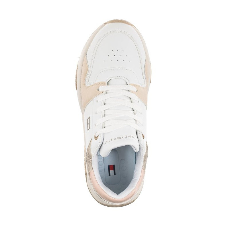 Tommy Hilfiger Low Cut Lace-Up Sneaker White/Beige/Pink T3A9-32736-1592A X356 (TH745-a) spordijalatsid