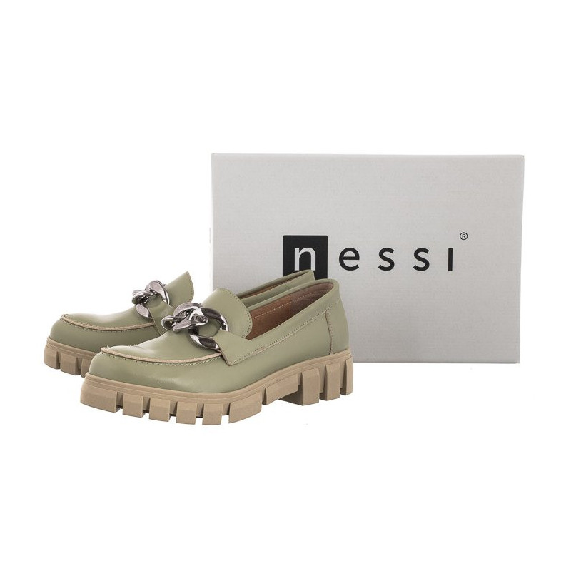 Nessi Zielone/Pistacjowe Lico 21085 02 (NE311-c) shoes