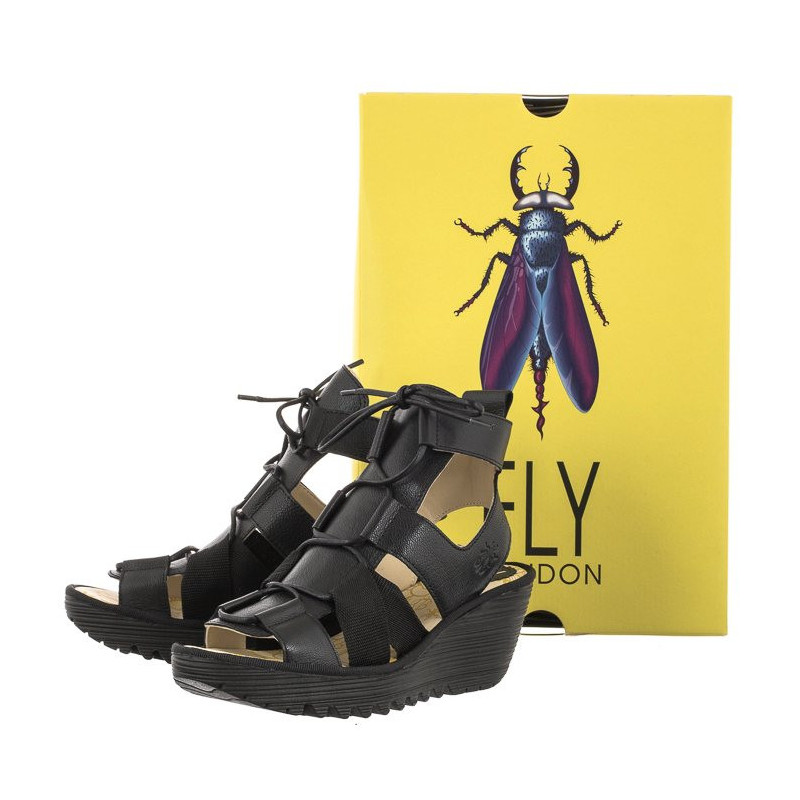 FLY London Yacs Mousse Black P501413000 (FL380-a) batai