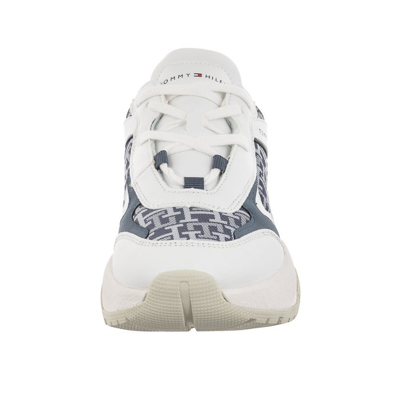 Tommy Hilfiger Low Cut Lace-Up Sneaker White/Denim T3A9-32742-1470 X448 (TH743-a) sportiniai bateliai