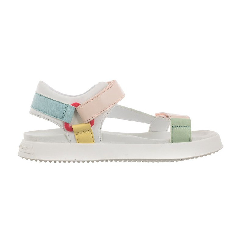 Tommy Hilfiger Velcro Sandal White/Multicolor T3A2-32768-0371 X256 (TH744-a) sandals