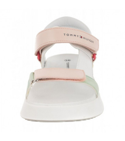 Tommy Hilfiger Velcro Sandal White/Multicolor T3A2-32768-0371 X256 (TH744-a) sandals