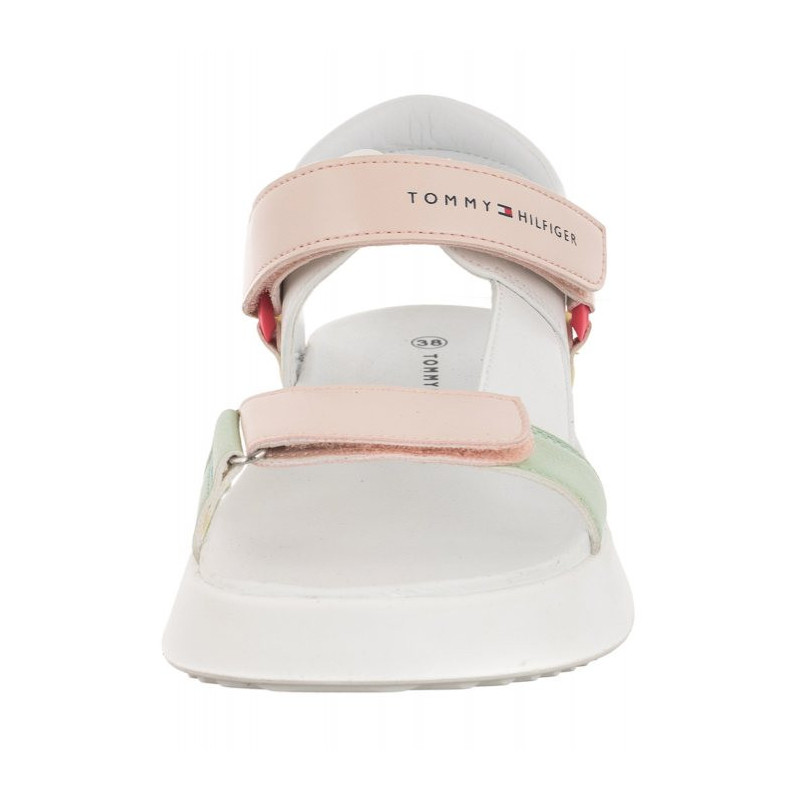 Tommy Hilfiger Velcro Sandal White/Multicolor T3A2-32768-0371 X256 (TH744-a) sandals