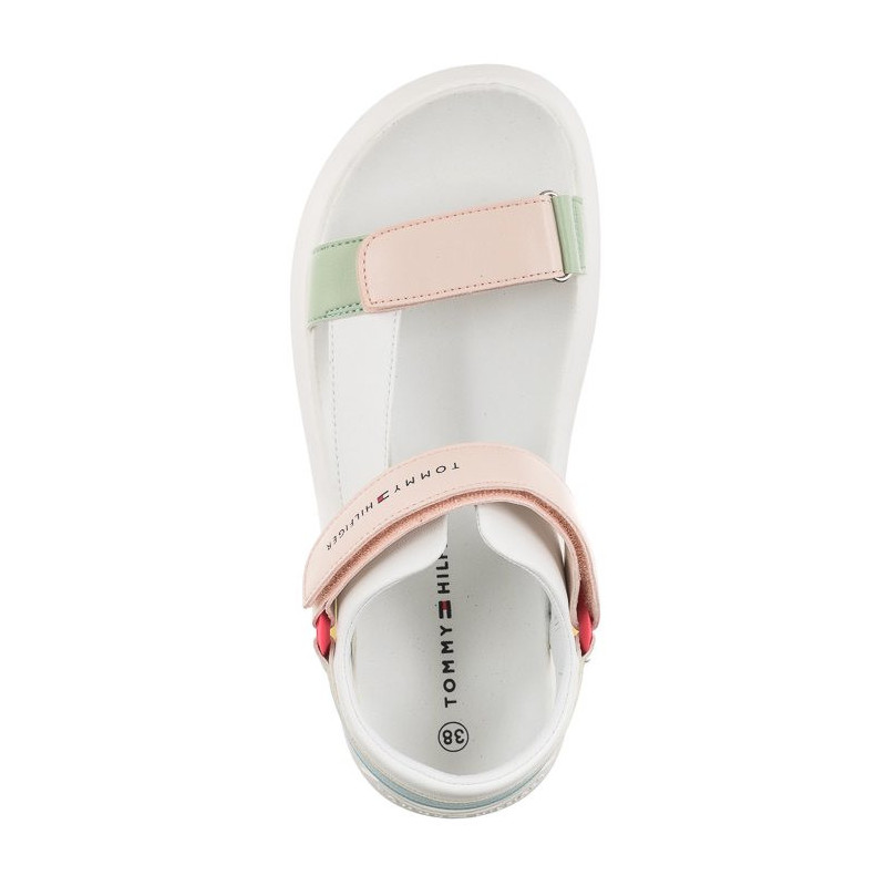 Tommy Hilfiger Velcro Sandal White/Multicolor T3A2-32768-0371 X256 (TH744-a) sandaalid