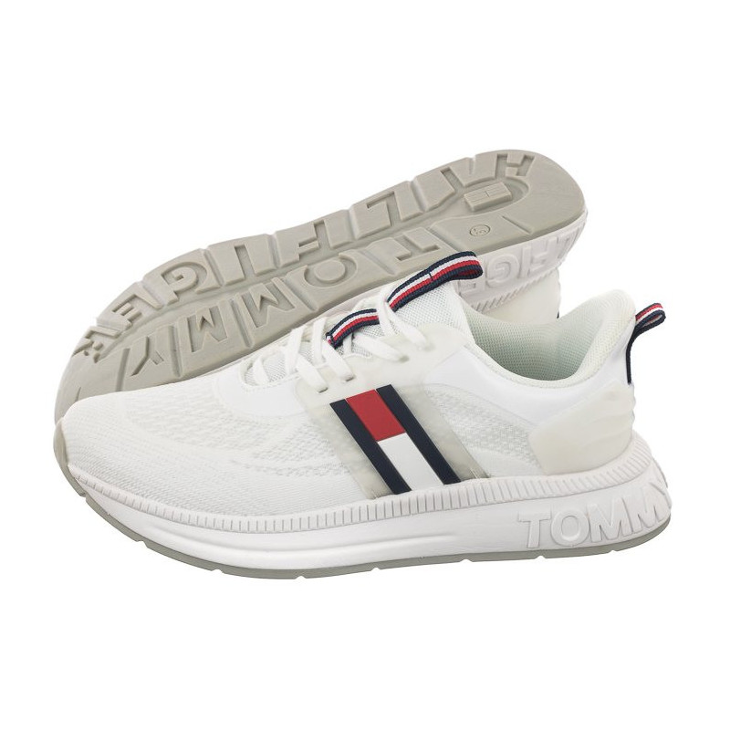 Tommy Hilfiger Flag Low Cut Lace-Up Sneaker White T3A9-32747-0308 100 (TH742-a) sportiniai bateliai