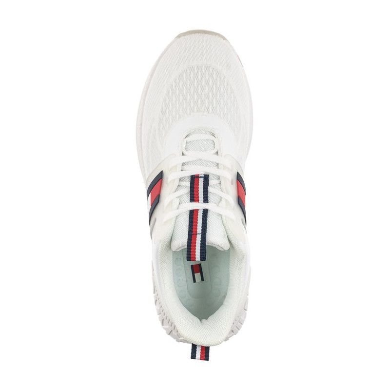 Tommy Hilfiger Flag Low Cut Lace-Up Sneaker White T3A9-32747-0308 100 (TH742-a) sportiniai bateliai