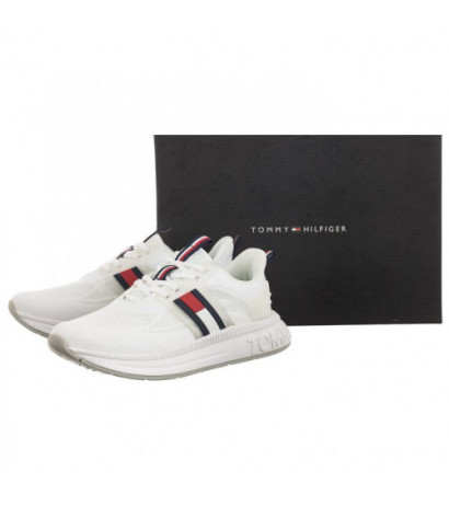 Tommy Hilfiger Flag Low Cut Lace-Up Sneaker White T3A9-32747-0308 100 (TH742-a) sportiniai bateliai