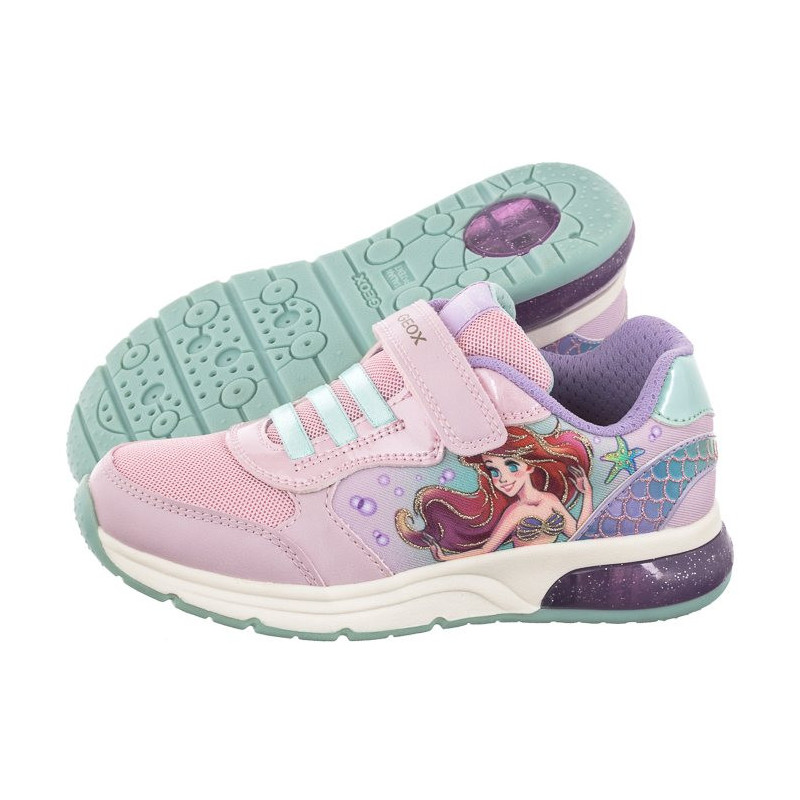 Geox Disney Princess J Spaceclub G. A Pink/Watersea J358VA 011BC CE83B (GE85-a) spordijalatsid