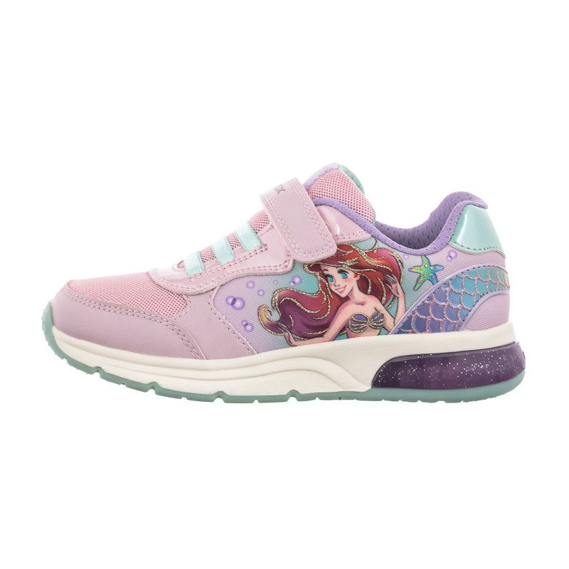 Geox Disney Princess J Spaceclub G. A Pink/Watersea J358VA 011BC CE83B (GE85-a) sporta apavi