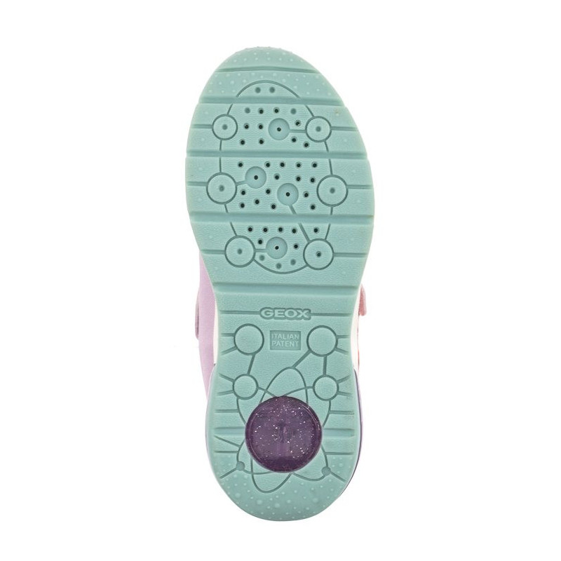 Geox Disney Princess J Spaceclub G. A Pink/Watersea J358VA 011BC CE83B (GE85-a) sporta apavi